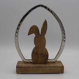  Oster-Hase auf Holzfuß