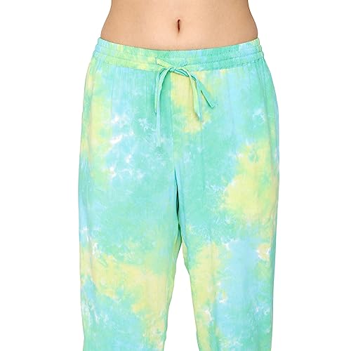 Image of Zivame Basics Knit Cotton Pyjama Set for Women - Medieval Blue