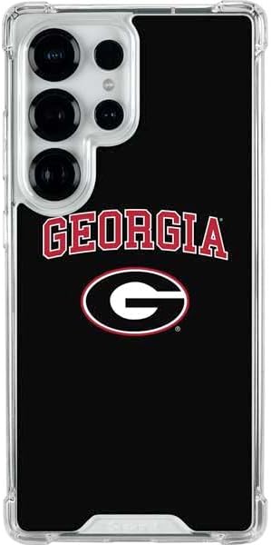 Skinit Clear Phone Case Compatible with Galaxy S25 Ultra - Officially Licensed University of Georgia Logo Design
