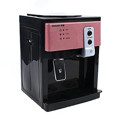 Countertop Self Cleaning Bottleless Water Cooler Dispenser 110V Electric Hot and Cold Water Cooler Dispenser for Home Office Use (Rose Gold)