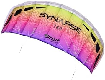 Prism Kite Technology Synapse 140 Dual-line Parafoil Kite - an Ideal Entry Level Kite to Dual-line Kiting, Polyester, Plasma