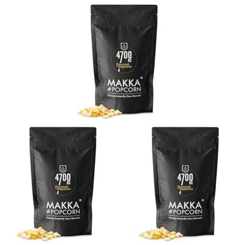 Image of 4700BC Popcorn Makka, Classic Butterfly Corn Kernels, Pouch, 975 Gm (Pack of 3)