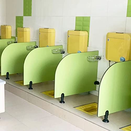 2PCS Kindergarten Toilet Baffle Privacy Partition, Children's Cartoon Privacy Screen Toilet Partition Waterproof Board Wood Divider Screen Public Health Partition (Color : 2PCS-White, Size : 60x70cm