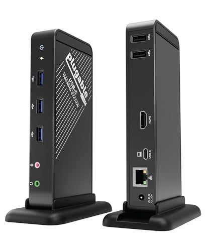 その他 plugable USB-C 4K DOCKING STATION 41YwjorD09L.jpg