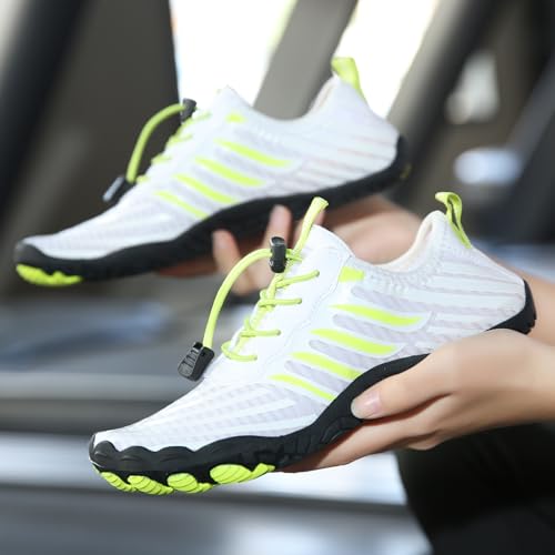 Image of Hike Barefoot Shoes Womens Men,Unisex Barefoot Water Shoes Breathable, Anti-Slip Hiking Footwear for Athletic Wide Toe Shoe Footwear for Hiking, Walking, Running, Yoga, and Water Sports