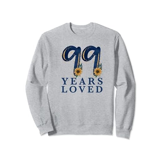 99 años | Fiesta de cumpleaños de la abuela 99 | 99 años de amor Sudadera