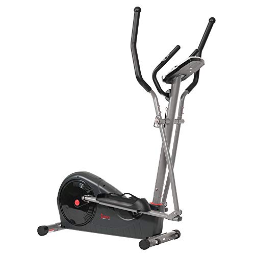 Sunny Health & Fitness Full Body Workout Electric Motorized Elliptical Trainer with Pre-Programmed Digital Performance Monitor, Low Impact Exercise, and Pulse Sensors - SF-E320002 by Sunny Health & Fitness - Used condition - US$247.60