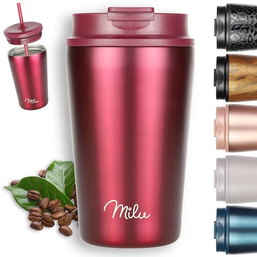 Milu Thermobecher 400ml - 100% Auslaufsicher...