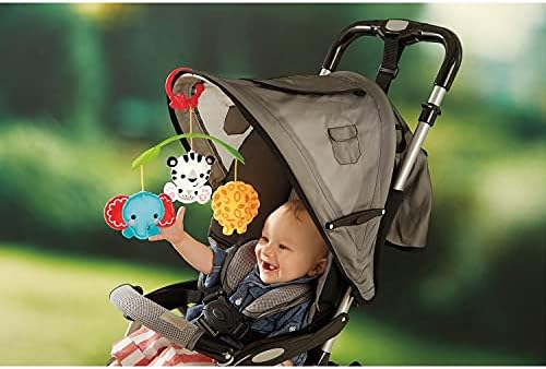 Fisher Price 3 In 1 Musical Mobile New Born Baby Mobile On The Go With Music Lights Sounds Lullabies And White Noise Suitable From Birth Amazon Co Uk Baby Products