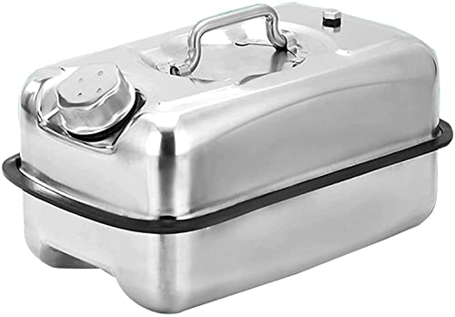 Bidon d'essence pour road trip et jardinage | Réservoir métallique 5L et 10L en inox