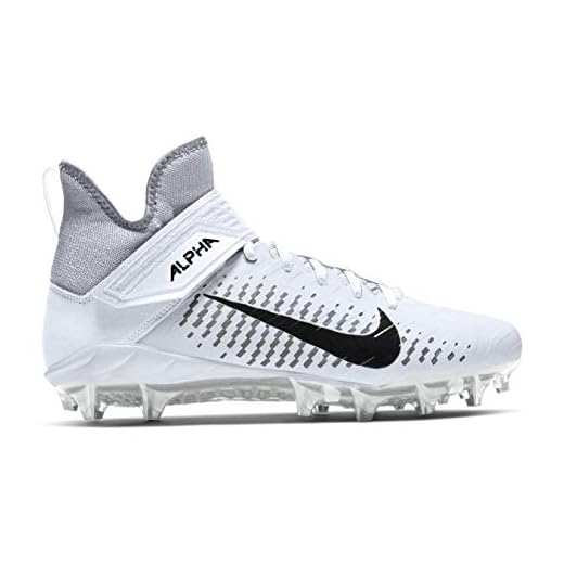 Nike Alpha Menace Pro 2 D Black-White CK4277-001 Men's Detachable Football Cleats 12.5 US