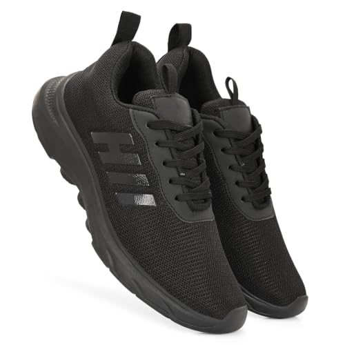 Image of Black Sneakers for Men | Trendy Casual Shoes for Men