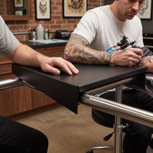 Soporte para Tatuajes de Plástico Negro para Evitar Presión 7