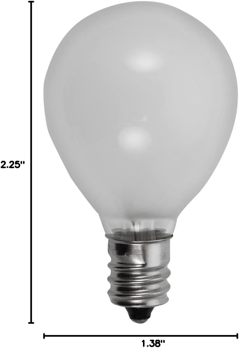 Norman Lamps 25S11-120V-CS-F - Volts: 120V, Watts: 25W, Type: S11 Miniature