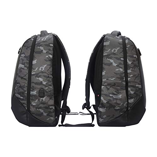Image of Arctic Fox Alarm Zipper System | Anti-Theft Backpack with USB Charging Port | 15.5 Inch Laptop Bag (Camo Black)