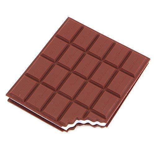 G.FIDEL Creative Aroma Bitten Chocolate Shaped Desk Notepad Notebook Memo Book Brown