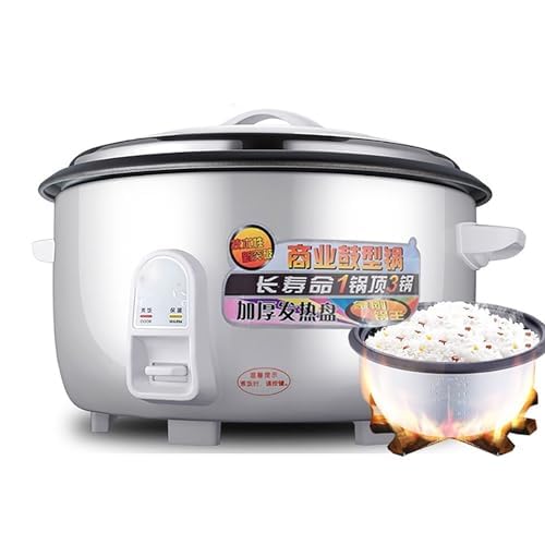 Arrocera comercial resistente, gran capacidad para cocinar eficientemente, ideal para eventos de catering que sirven de 8 a 60 personas