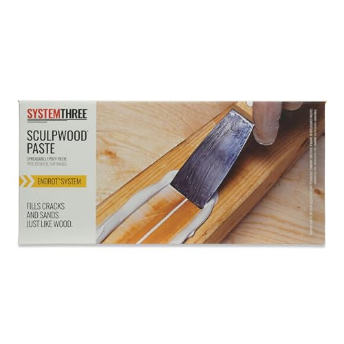 Image of System Three SculpWood Paste Epoxy Wood Filler, 2 Gallon, Brown