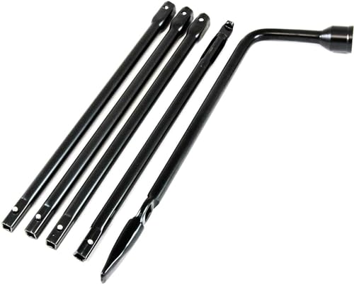 Image of Premium Spare Tire Lug Wrench Tool Replacement Kit Carbon Steel Compatible For 1998-2011 Ford Ranger 2001-2002 Ford Explorer 2001-2005 Ford Sport Trac