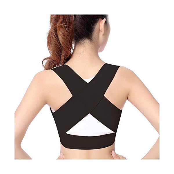 Posture Corrector Back Brace, Comfortable Shoulder Strap Hunchback Correction Belt Spine Support for Adult Men Women for…