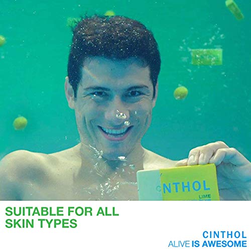 Image of Cinthol Lime Bath Soap - 100g (Pack of 6) | Lemony Deo Fragrance | Grade 1 Soap | For All Skin Types