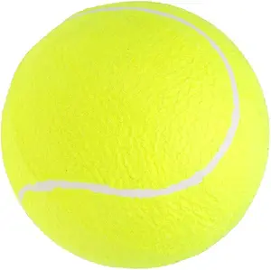 Aomiun Dog Toy Balls 9.5"Oversize Tennis Ball Puzzle Toys Interactive Play Dog Toy Balls Funny Outdoor Sports Dog Ball Gift Oversize Rubber Inflatable Dog Balls