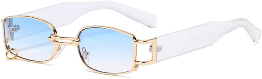 Amazon.com: TYUVIVO Fashion Small Rectangle Punk Sunglasses