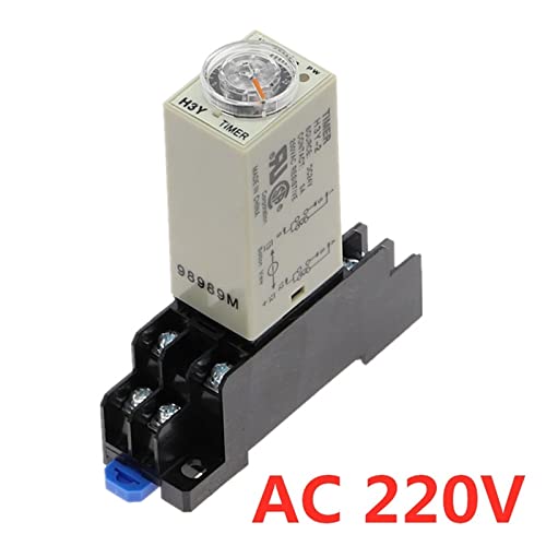 Relé temporizador H3Y-2 para evitar picos de corriente en motores AC 220V 2