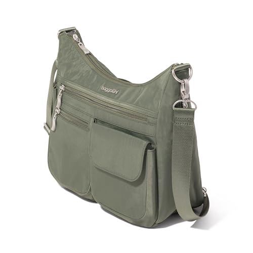 Image of Baggallini Modern Everywhere Crossbody Bag for Women 11x9x4.5 Rfid Hobo Bag