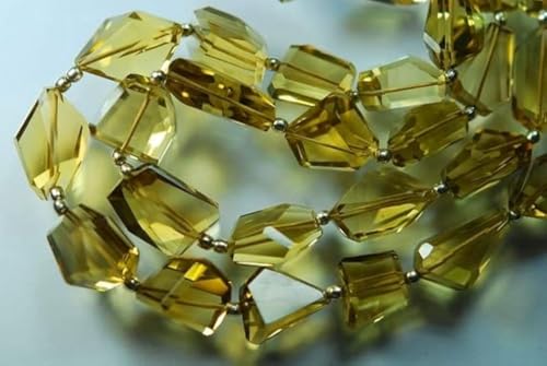 Quartz Citron vert pour créer des bijoux d'été faits main et bohèmes - 2