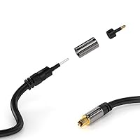 KabelDirekt – Mini-TOSLINK-Audiokabel – 4m – S/PDIF-Glasfaser – Ansicht 3