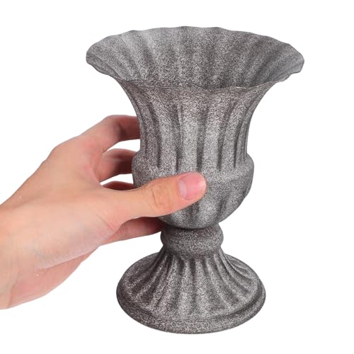 Jarrón de cementerio de metal resistente para decoración de lápidas 5