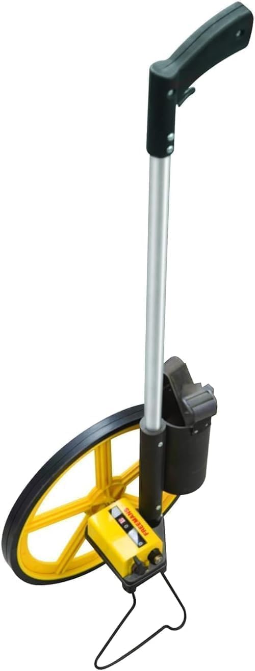 Rolling Measuring Wheel 12 Inch Yellow Black