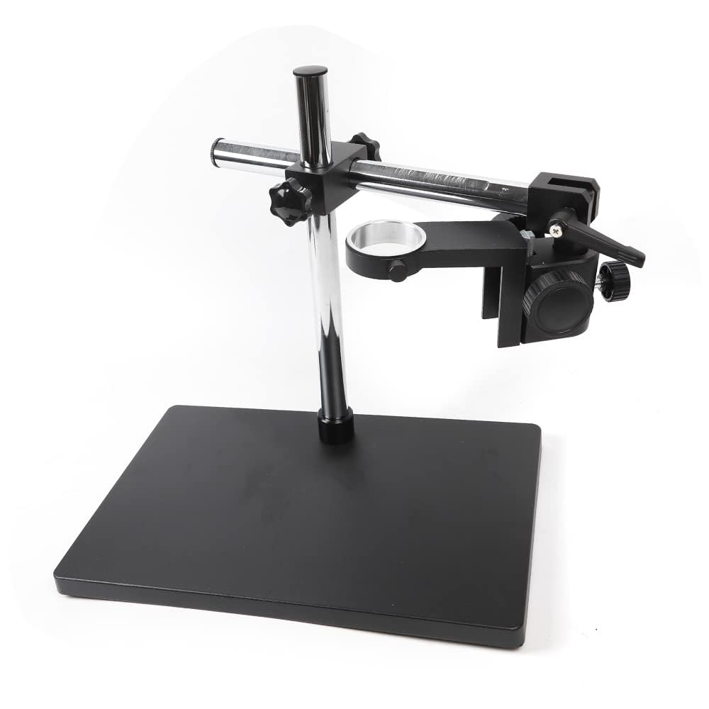 Mikroskophalter Ständer Einzel Stahl Arm Boom StäNder, Digitaler Mikroskop Ständer Lift Halterung Werkzeug Einstellbare Mikroskophalterung Labor TischstäNder Standplatz