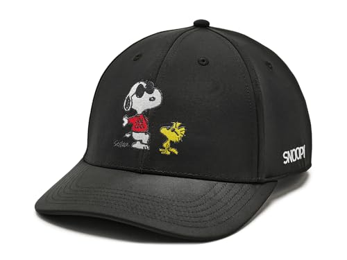 Black Clover Unisex Snoopy Joe Cool Premier Adjustable Hat Black One Size One Size