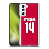 Head Case Designs Officially Licensed Arsenal FC Viktor Gyökeres 2025/26 Players Home Kit 1st Group Hard Back Case Compatible with Samsung Galaxy S21 5G