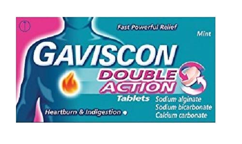 Double Action Tablets Heartburn and Indigestion, Pack of 96