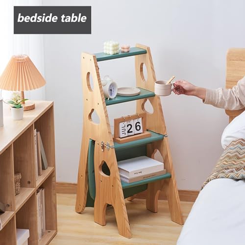 Escabeau pliable compact à 4 niveaux pour petits espaces - 8