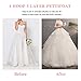 SISROL Women's Crinoline Petticoat Underskirt 4 Hoops Skirt 5 Ruffles Layers Ball Gown Half Slips for Wedding Bridal Dress Black