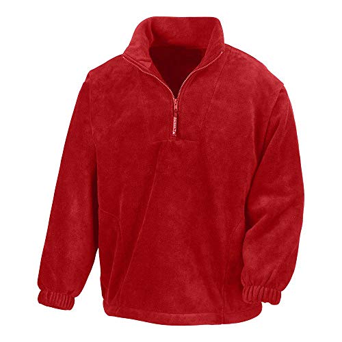 Result 1/4 Zip Jersey suéter de punto ligero cuello cremallera ropa de abrigo para hombre