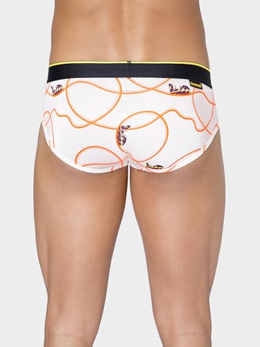 Image of Bummer Men's Printed Micro Modal Briefs Underwear | Ultra Soft & Breathable | Combo Pack of 2