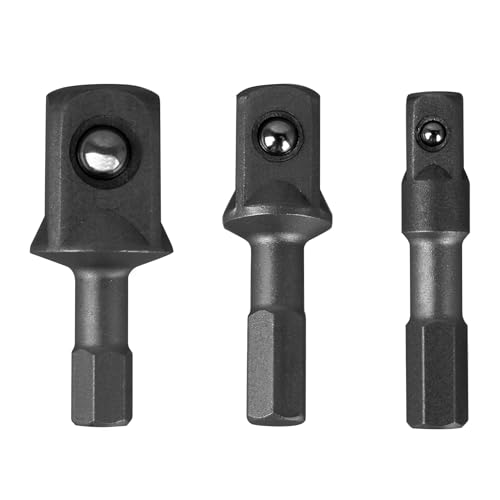 48-32-5023 Insert Socket Set for Milwau-kee, Holds Sockets 1/2 to 3/8 impact adapter-BLACK
