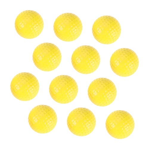 BCOATH 12pcs Lightweight Golfing Practice Balls for Training for Swing Chip Putt Exercises for Adults Golfing Practice