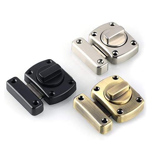 Loquet de salle de bain rotatif en alliage zinc push-pull - 3