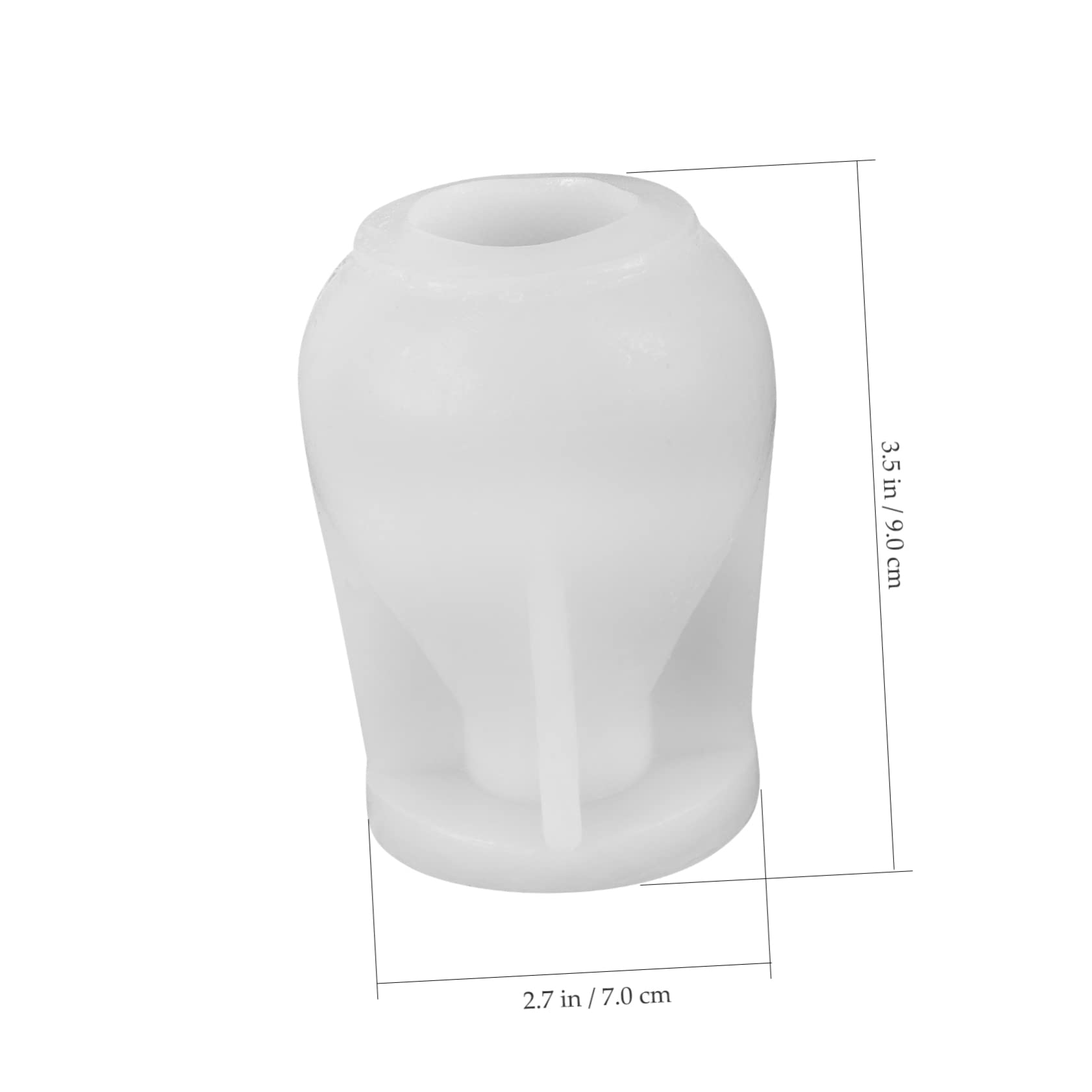 HOMSFOU 3 Pezzi stampo a goccia stampo artigianale stampo per colata di sapone creativo per candele in silicone Stampo per fai da te ornamento da scrivania Gel di silice