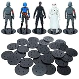 Durable à utiliser : ce support est conçu pour afficher la figurine, amélioré et amélioré de l'original 3-PEG à 6-PEG, 6-PEG (A1B1C1A2B2C2) marqué sur la base, faites vos figurines debout sur A1A2 ou B1B2 ou C1C2, il fonctionne pour les nouveaux pop avec le petit 3,05/3,25/3,25/3,. Trou de 6 mm. Nous les avons testés sur presque toutes les figurines qui ont été libérées, alors nous sommes convaincus qu'au moins une des chevilles fonctionnera avec chaque figurine, permettant à votre jouet de figurine de s'adapter à la base pour un affichage parfait