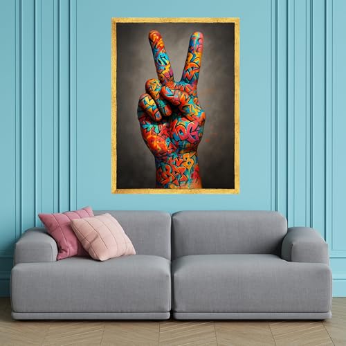 Tableau sur toile moderne grand format 60x90cm impression haute définition - 4
