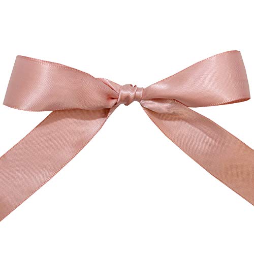 Image of Morex Ribbon 08822 /50-161 Double Face Satin Ribbon, 7 /8 inch x 50 Yd, Sweet Nectar