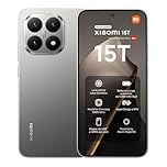 Xiaomi 15T, Smartphone 12+256GB, Display da 6,83" 120Hz, MediaTek Dimensity 8400-Ultra, Obiettivo ottico Leica Summilux da 50MP, 5500mAh, Garanzia 2 Anni, Titanio, Caricabatterie non incluso