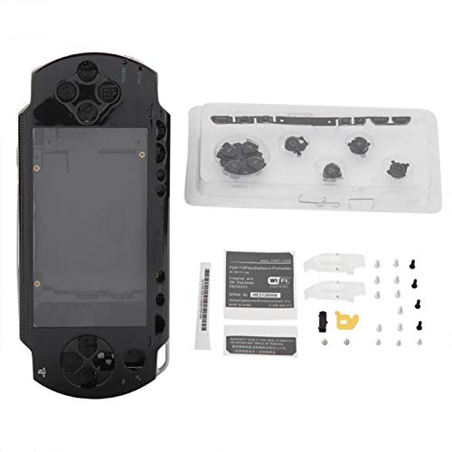 VOBOR Game Shell - Carcasa Completa de Repuesto de Carcasa Kit de Botones para Carcasa de Repuesto(Negro) Cover